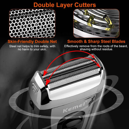 USB Rechargeable Men Electric Shaver DailySale