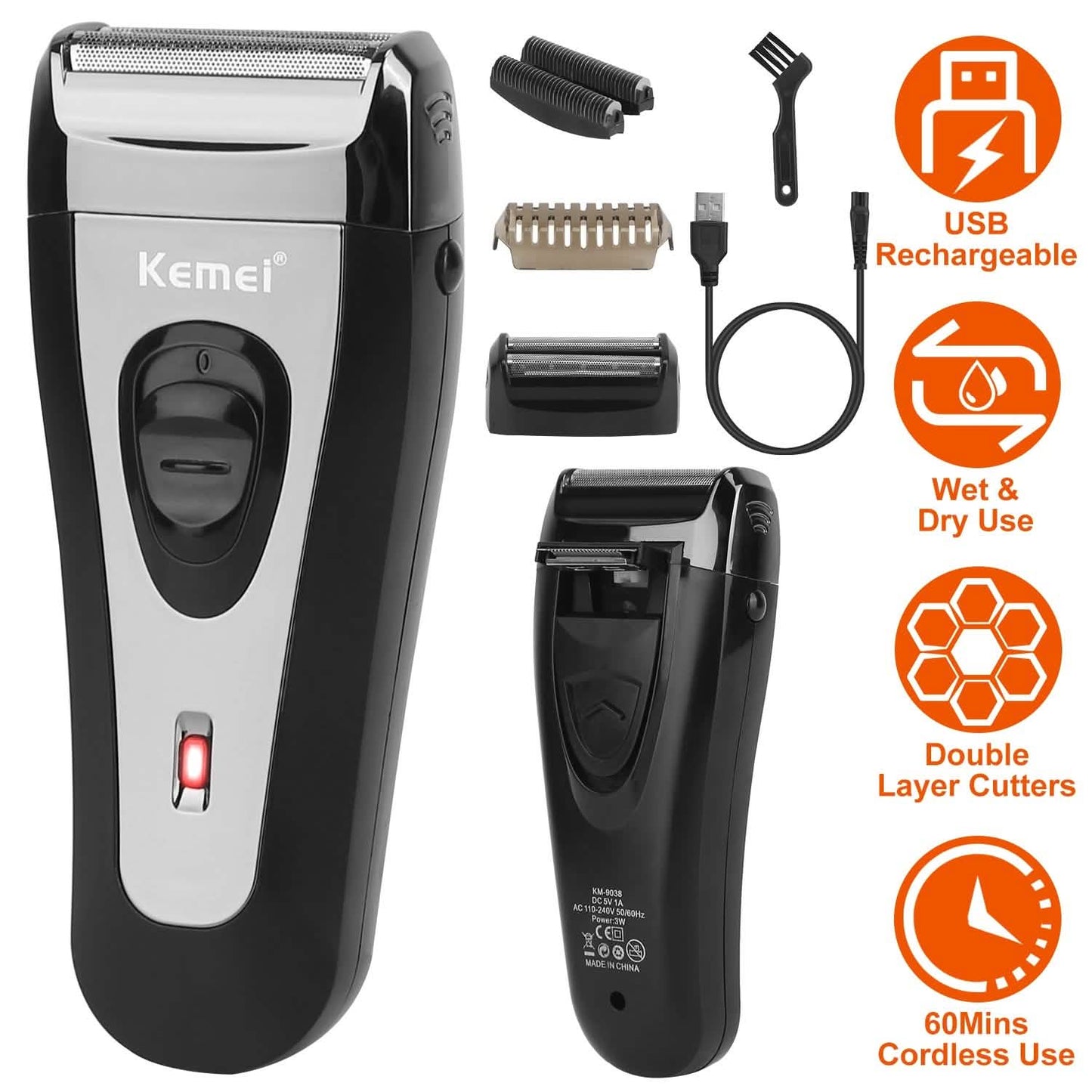 USB Rechargeable Men Electric Shaver DailySale