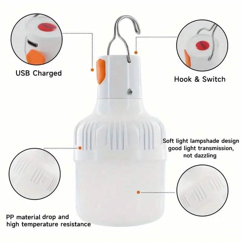USB Rechargeable Outdoor Bulb Light DailySale