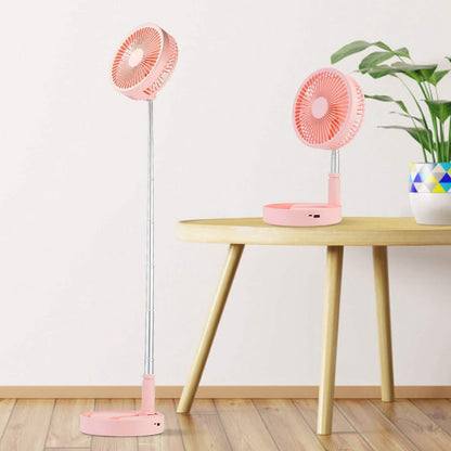 USB Rechargeable Portable Folding Desk Table Fan DailySale