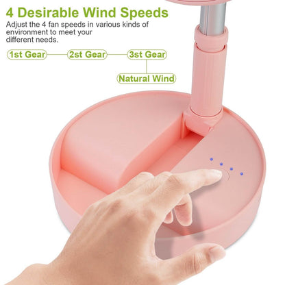 USB Rechargeable Portable Folding Desk Table Fan DailySale
