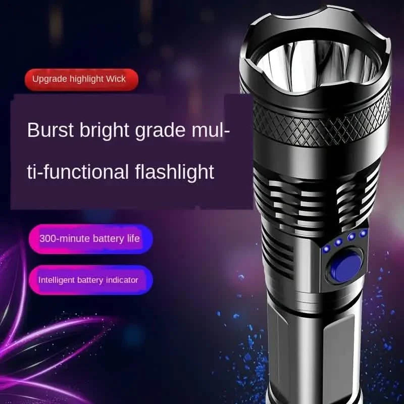 USB Rechargeable Strong Light Flashlight DailySale