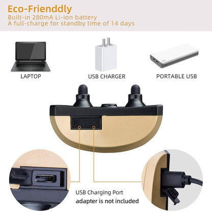 USB Rechargeable Waterproof Dog Bark Collar with Vibration and Beep DailySale