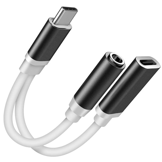 USB Type C to 3.5MM Aux Audio Charging Adapter DailySale