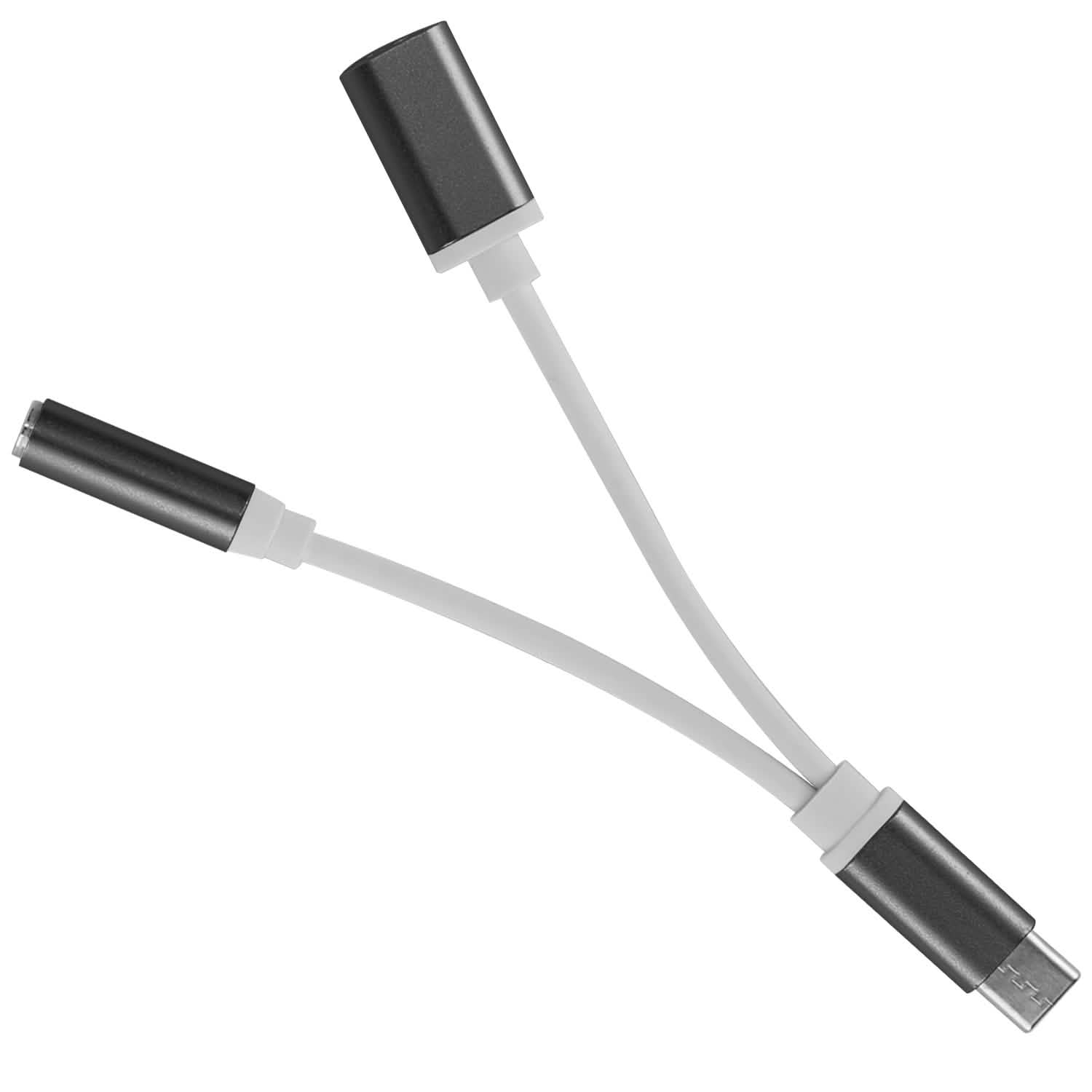 USB Type C to 3.5MM Aux Audio Charging Adapter DailySale