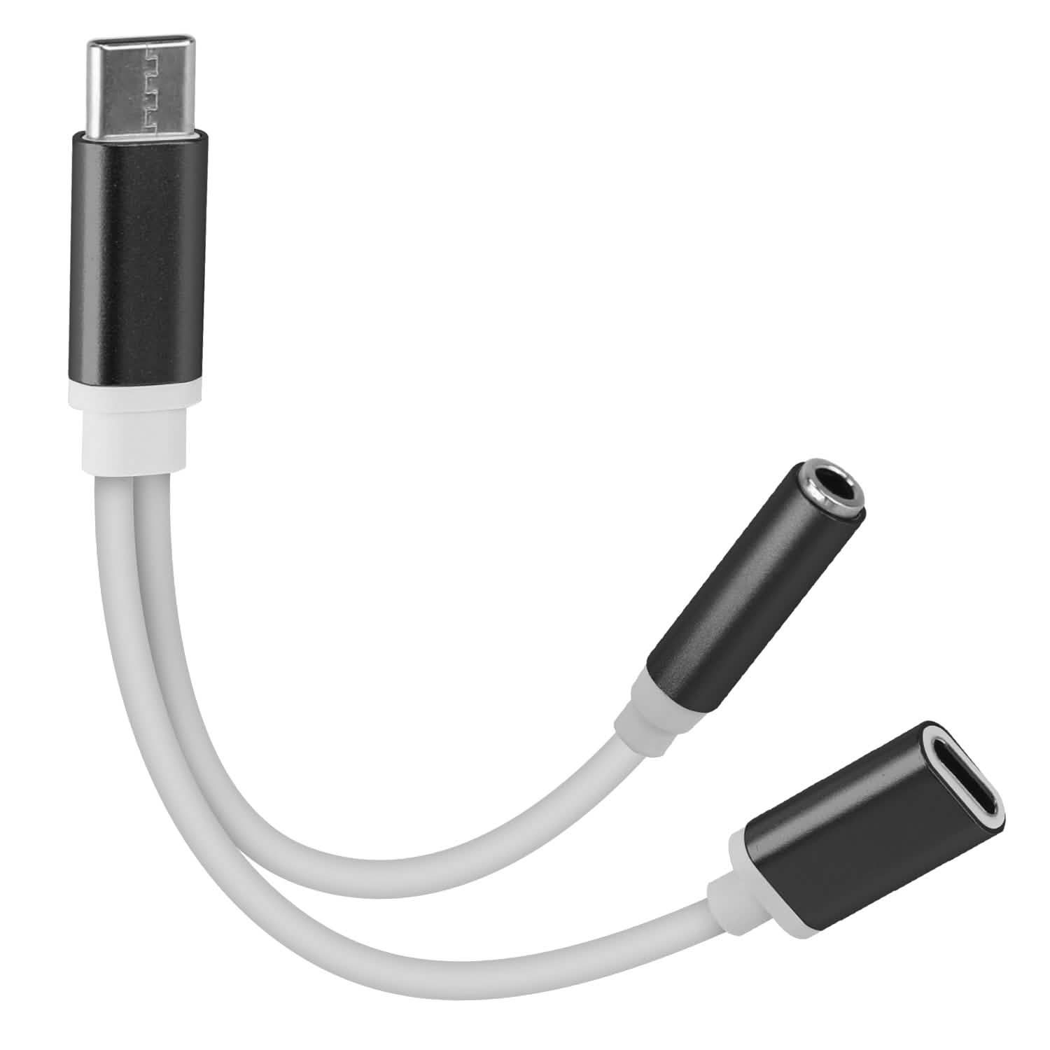 USB Type C to 3.5MM Aux Audio Charging Adapter DailySale
