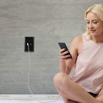 USB Wall Outlet Dual 2.4A USB Wall Charger DailySale