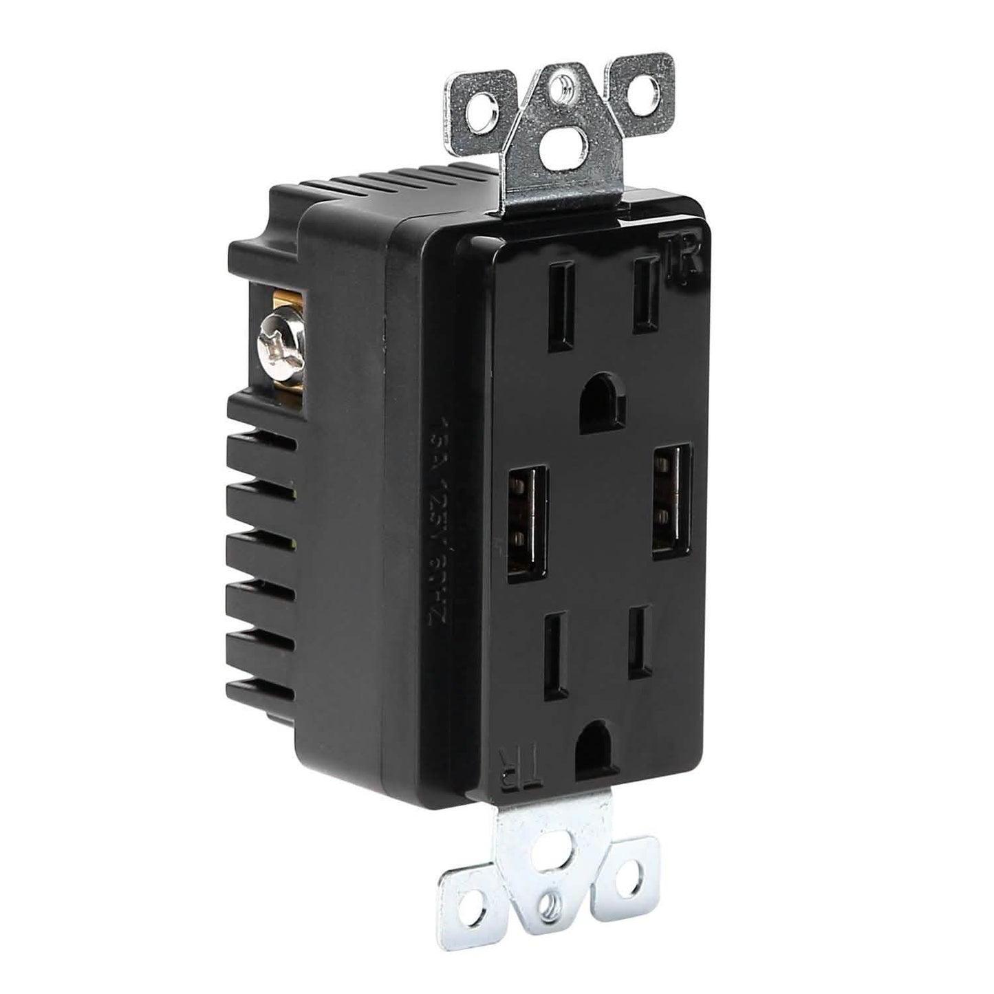 USB Wall Outlet Dual 2.4A USB Wall Charger DailySale
