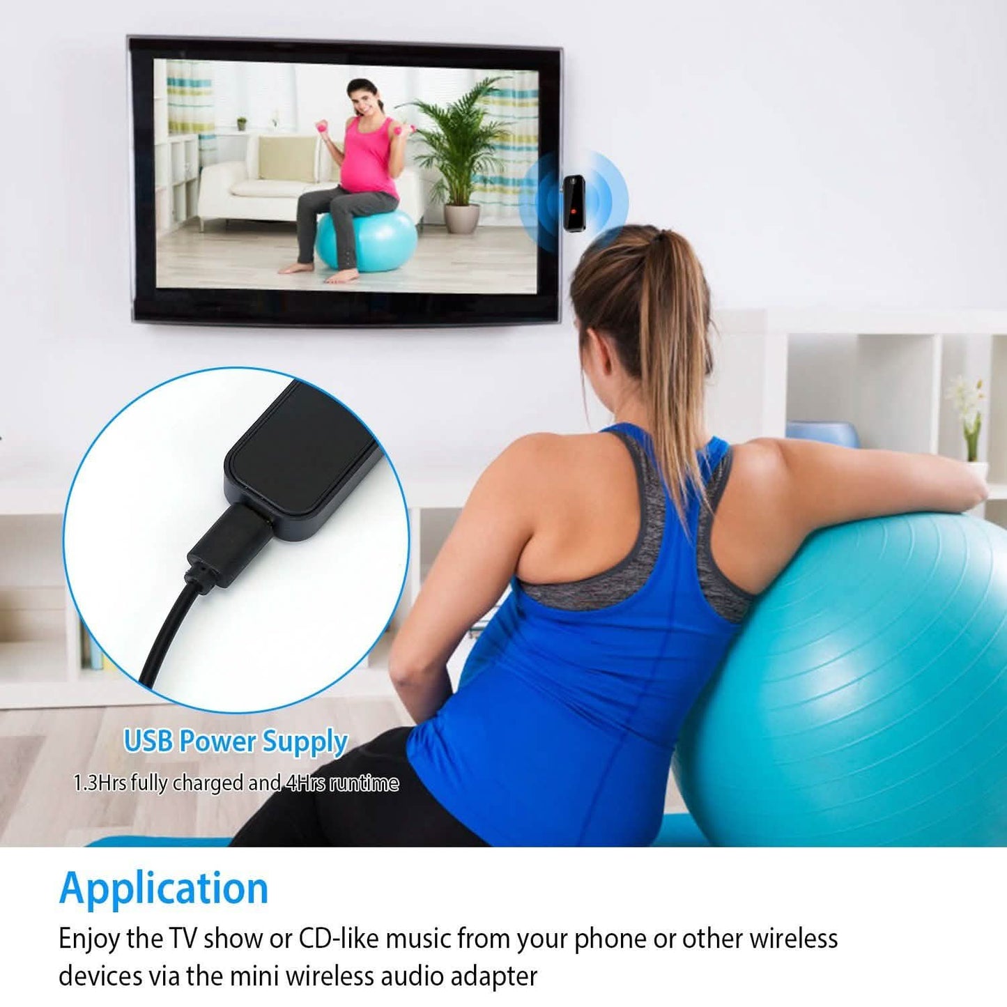 USB Wireless v5.0 Transmitter Receiver DailySale