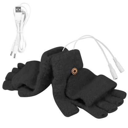 USB Wool Heated Gloves Mitten DailySale