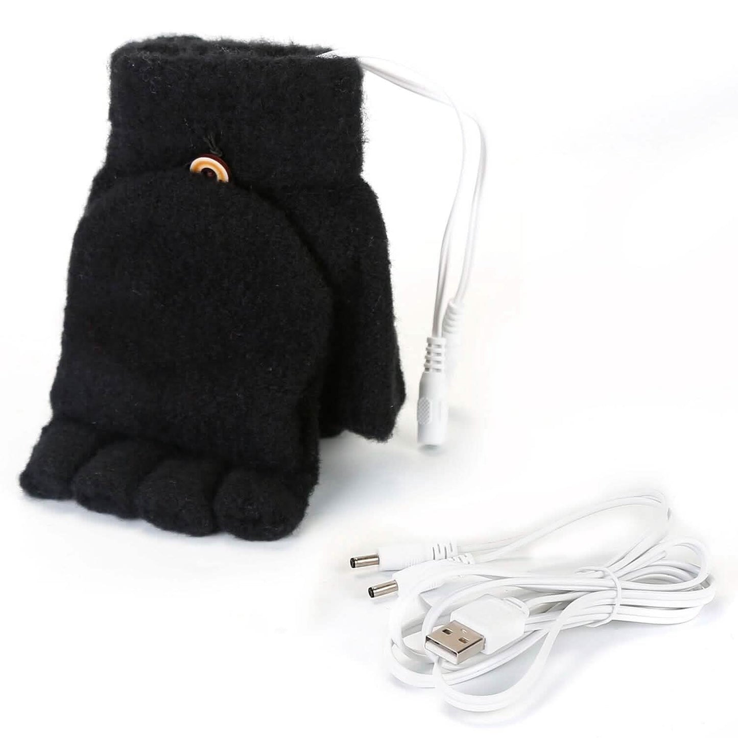 USB Wool Heated Gloves Mitten DailySale