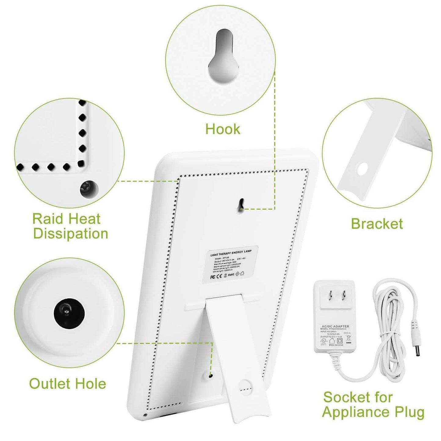 UV-Free LED Light Therapy Lamp DailySale