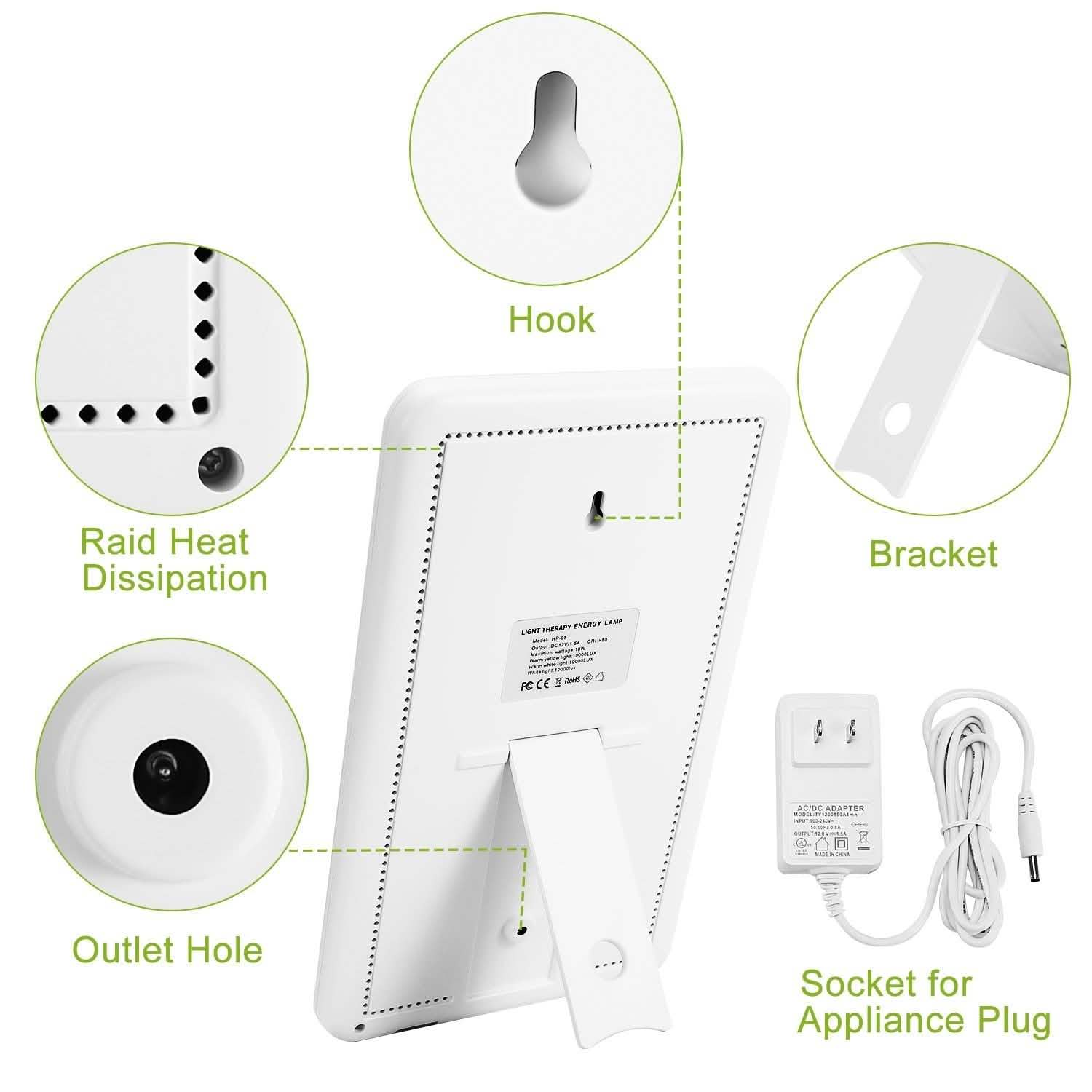 UV-Free LED Light Therapy Lamp DailySale