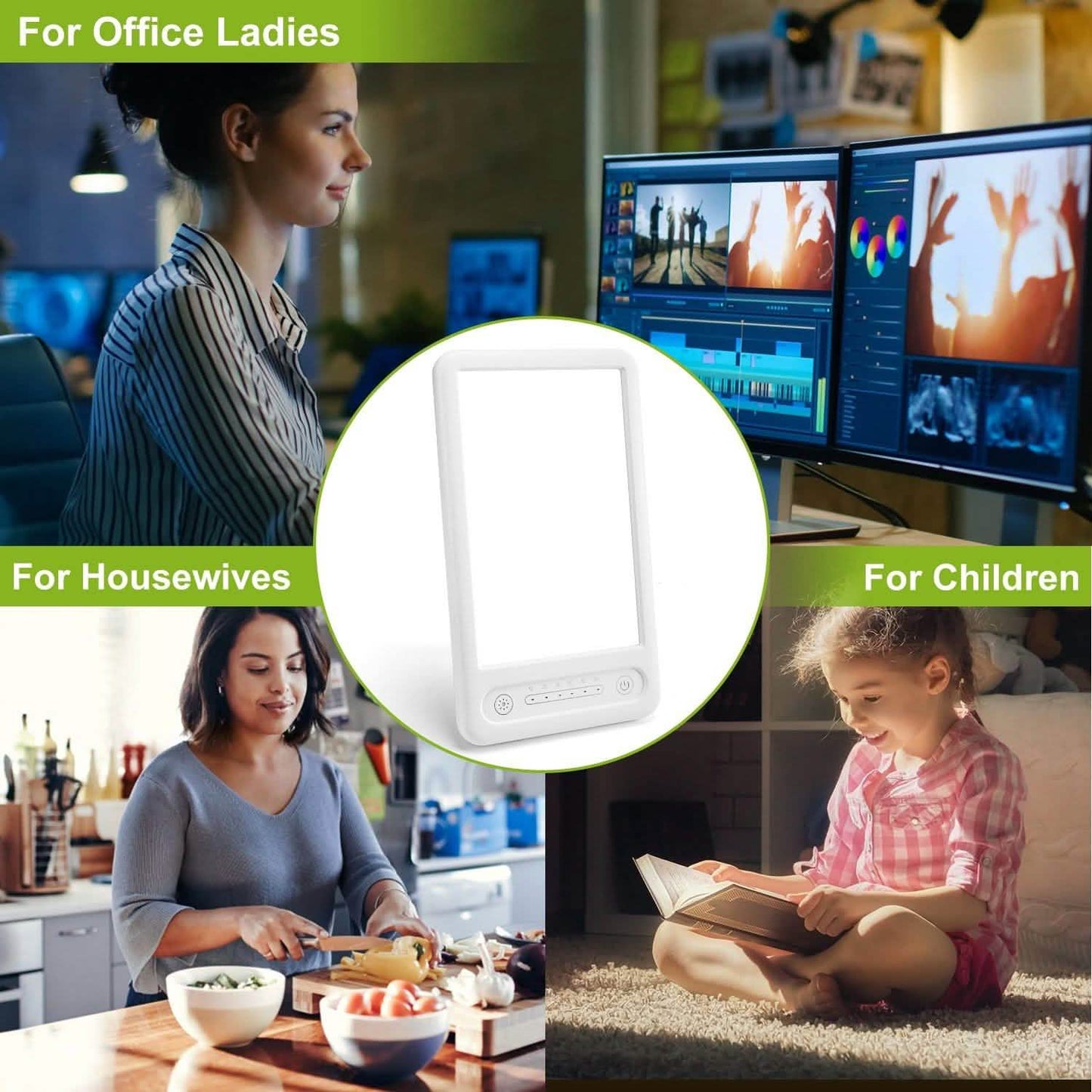 UV-Free LED Light Therapy Lamp DailySale