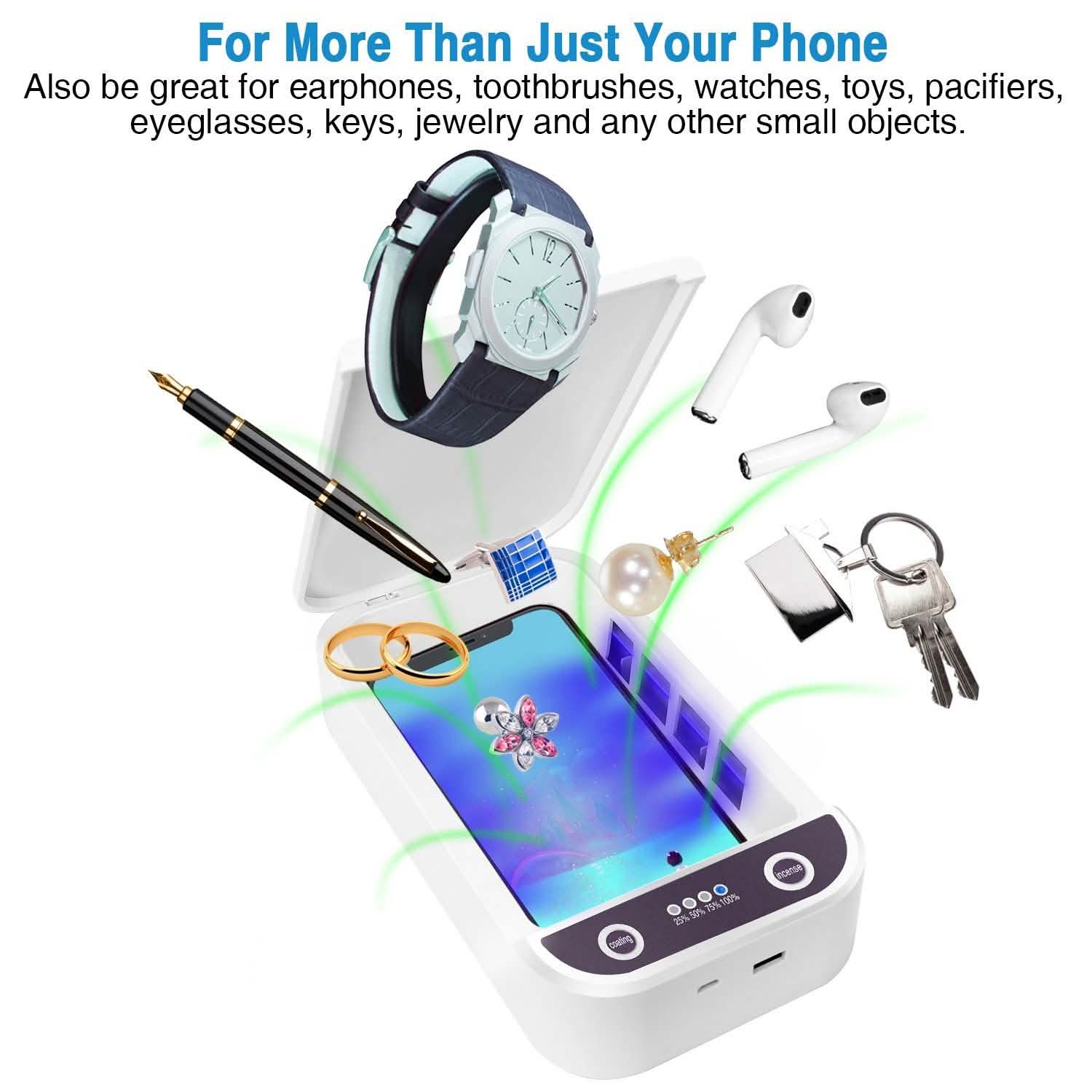 UV Light Phone Disinfection Box with Aromatherapy Function DailySale