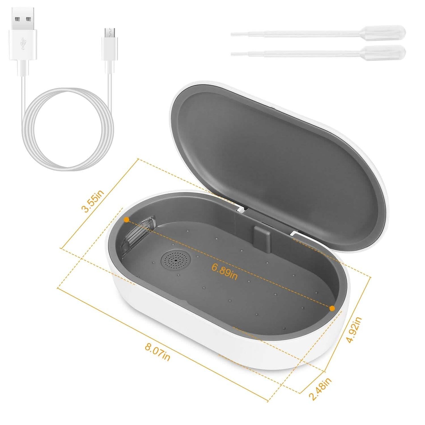 UV Light Sanitizer Box Portable 10w Phone Wireless Charging Disinfection Lamp DailySale