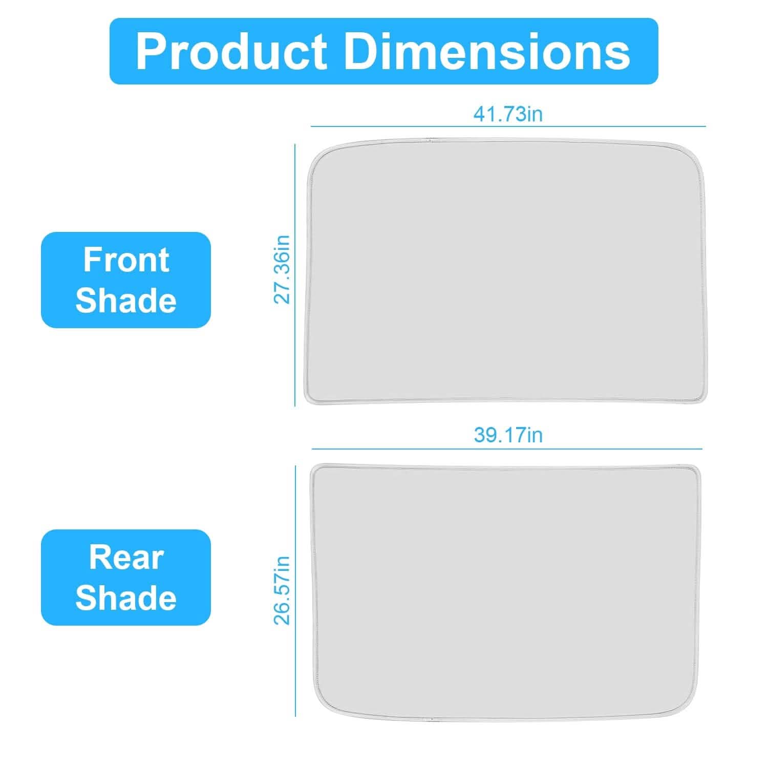 UV Protection Sunshade Roof Fit for Tesla Model Y 2020-2024 DailySale