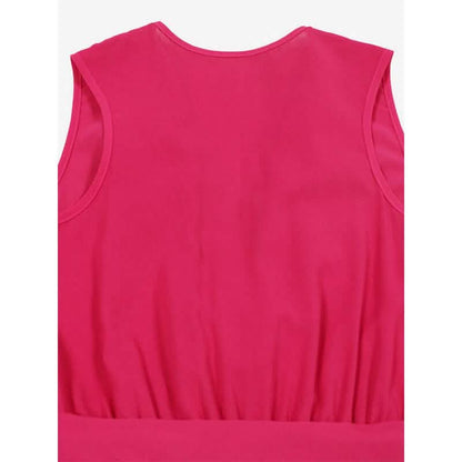 V-Neck Sleeveless Straight Summer Jumpsuit DailySale