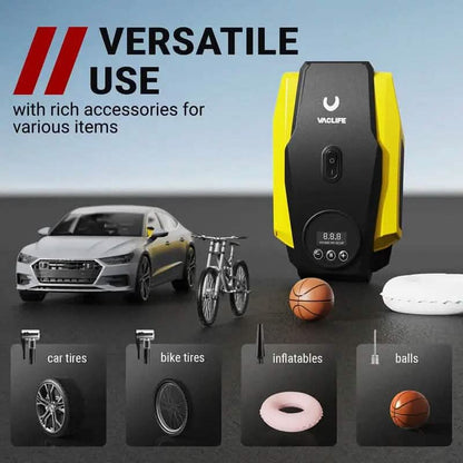 VacLife Tire Inflator Portable Air Compressor DailySale