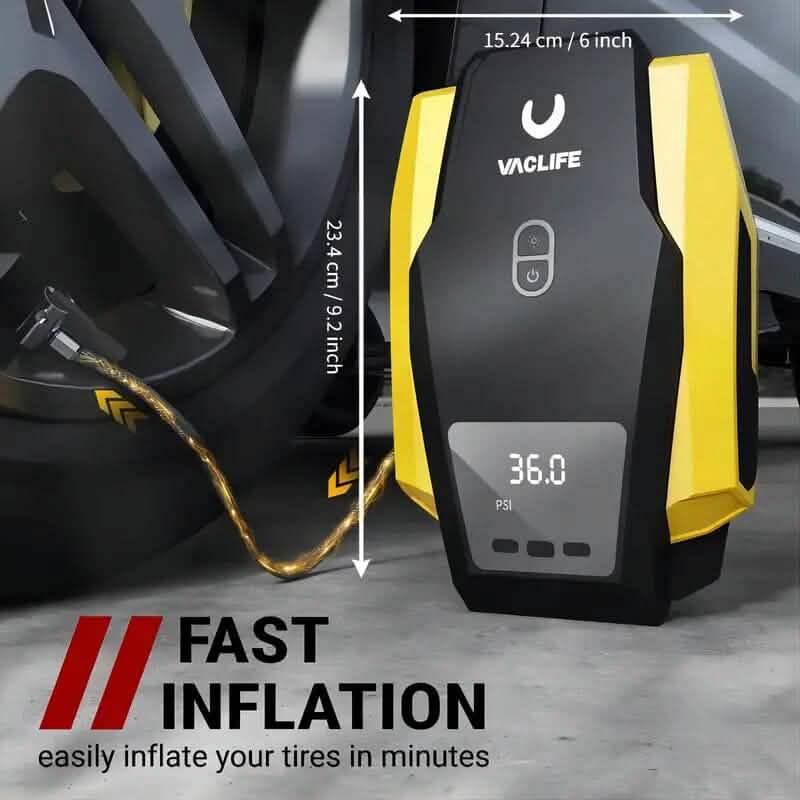 VacLife Tire Inflator Portable Air Compressor DailySale
