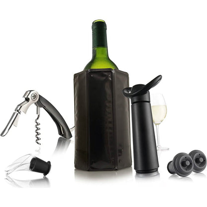 Vacu Vin Wine Saver Pump with 2 Vacuum Bottle Stoppers DailySale