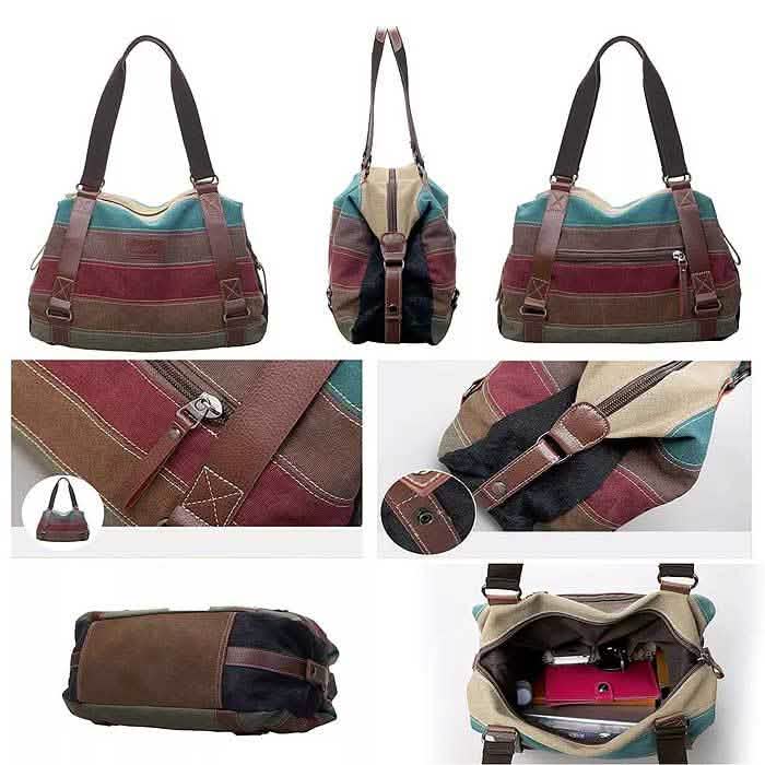 Valencia Canvas Shoulder Bag DailySale