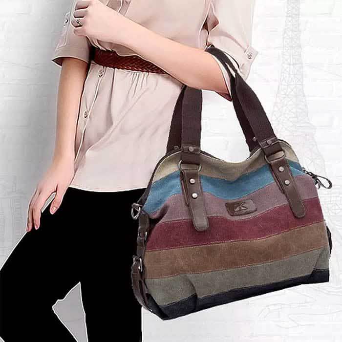 Valencia Canvas Shoulder Bag DailySale