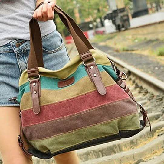 Valencia Canvas Shoulder Bag DailySale