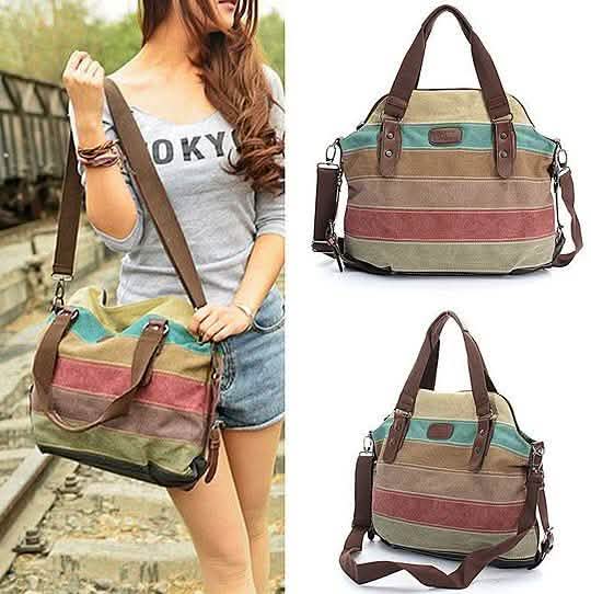 Valencia Canvas Shoulder Bag DailySale