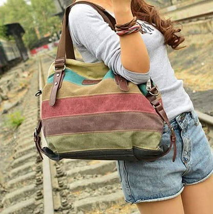 Valencia Canvas Shoulder Bag DailySale