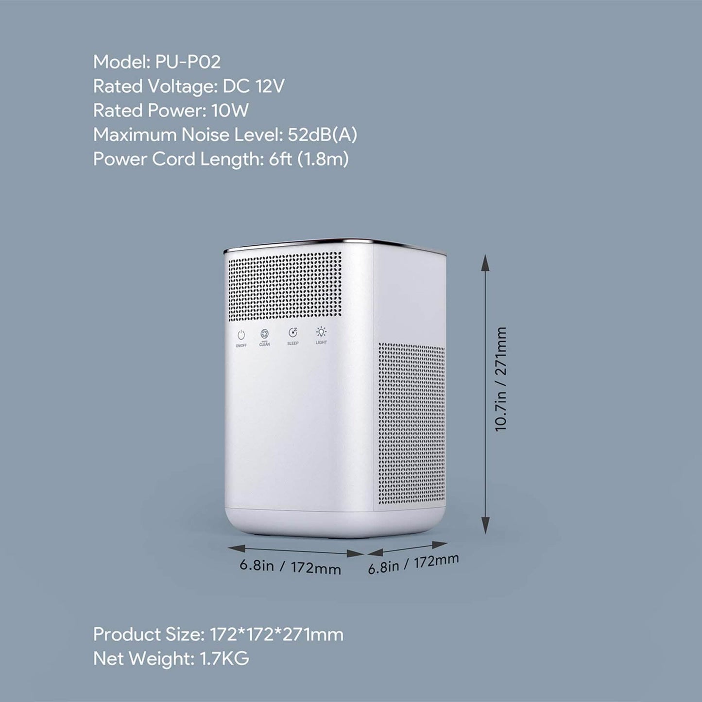 VALKIA Air Purifier CARB Certified Devices DailySale
