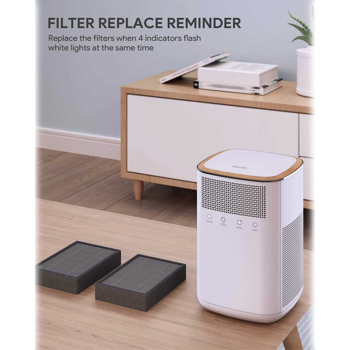 VALKIA Air Purifier CARB Certified Devices DailySale