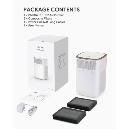 VALKIA Air Purifier CARB Certified Devices DailySale