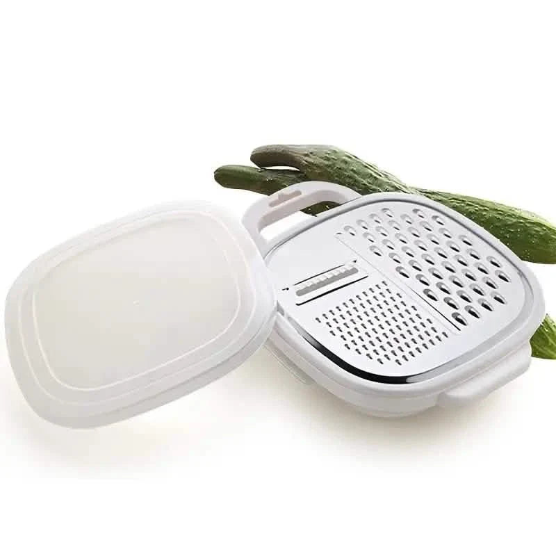 Vegetable Cutter With Lid And Drainer Basket DailySale
