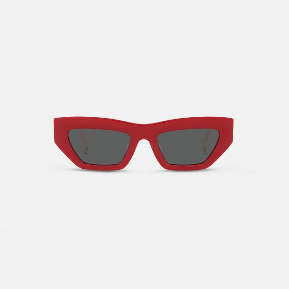 Versace 90s Vintage Logo Cat-Eye Sunglasses (Refurbished) DailySale
