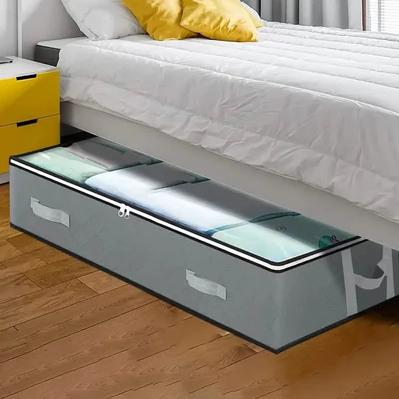 Versatile Under-Bed Storage Organizer with Reinforced Handles DailySale