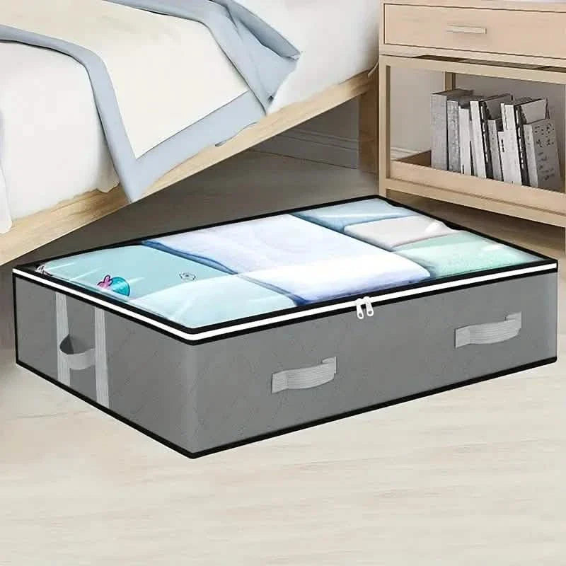Versatile Under-Bed Storage Organizer with Reinforced Handles DailySale