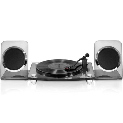 Victrola Modern Acrylic 2-Speed Bluetooth Turntable with 40-Watt Wireless Speakers (Refurbished) DailySale