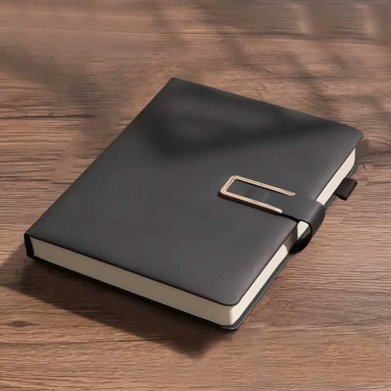 Vintage A5 Leatherbound Notebook with Personalized Soft Cover and Bookmark DailySale