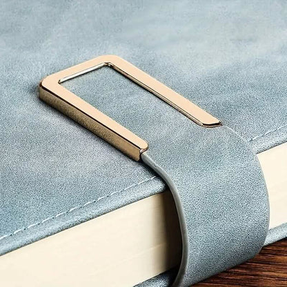 Vintage A5 Leatherbound Notebook with Personalized Soft Cover and Bookmark DailySale