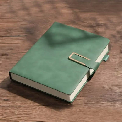 Vintage A5 Leatherbound Notebook with Personalized Soft Cover and Bookmark DailySale