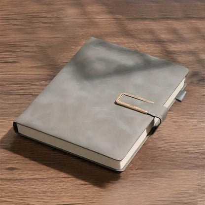 Vintage A5 Leatherbound Notebook with Personalized Soft Cover and Bookmark DailySale