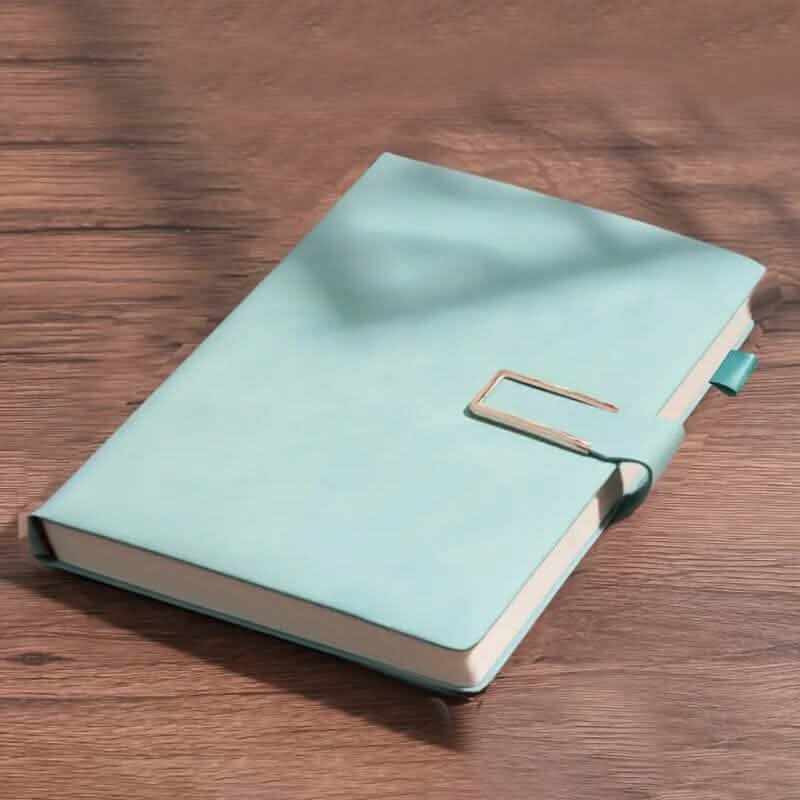 Vintage A5 Leatherbound Notebook with Personalized Soft Cover and Bookmark DailySale