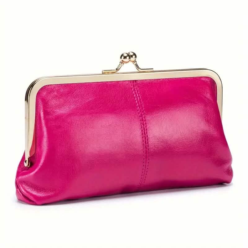 Vintage Chic Leather Clutch Lady Purse DailySale