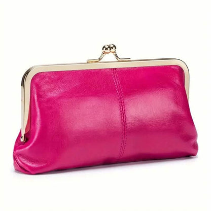 Vintage Chic Leather Clutch Lady Purse DailySale