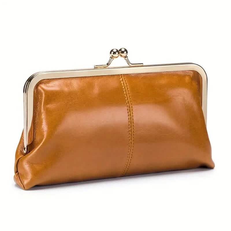 Vintage Chic Leather Clutch Lady Purse DailySale