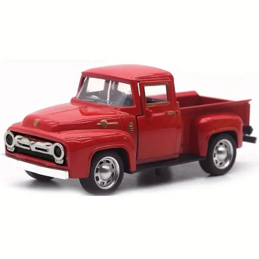 Vintage Mini Diecast  Truck Christmas Metal Farmhouse Decorative Tabletop Storage DailySale