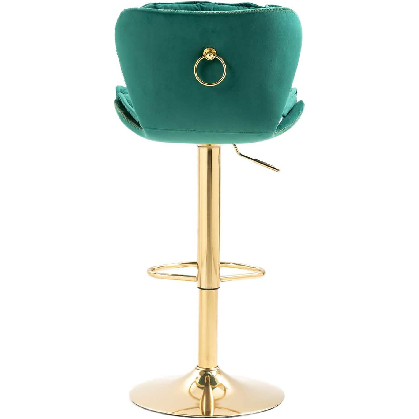Vintage Swivel Velvet Bar Stools DailySale