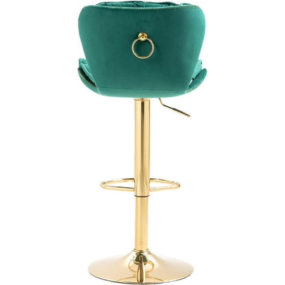 Vintage Swivel Velvet Bar Stools DailySale