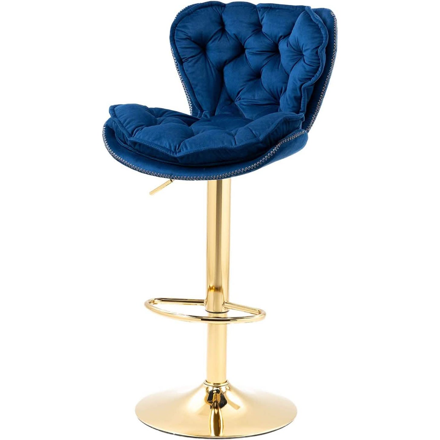 Vintage Swivel Velvet Bar Stools DailySale